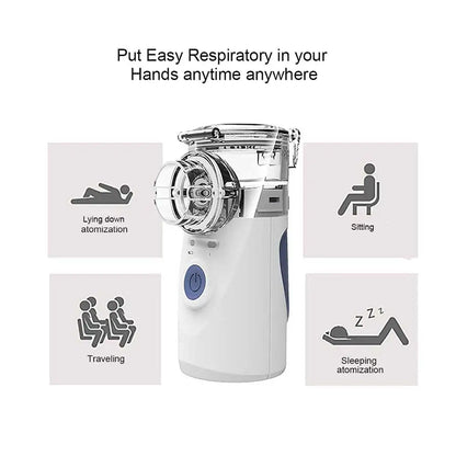 Health Care Mini Handheld portable Inhale Nebulizer silent Ultrasonic inalador nebulizador Children Adult Rechargeable Automizer