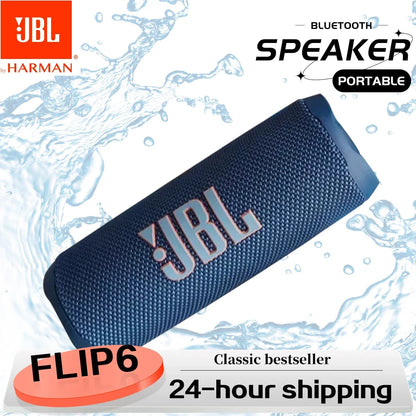 Altoparlante Bluetooth originale JBL FLIP6 FLIP6 portatile IPX7 impermeabile per esterni, stereo, basso, traccia musicale, tweeter indipendente