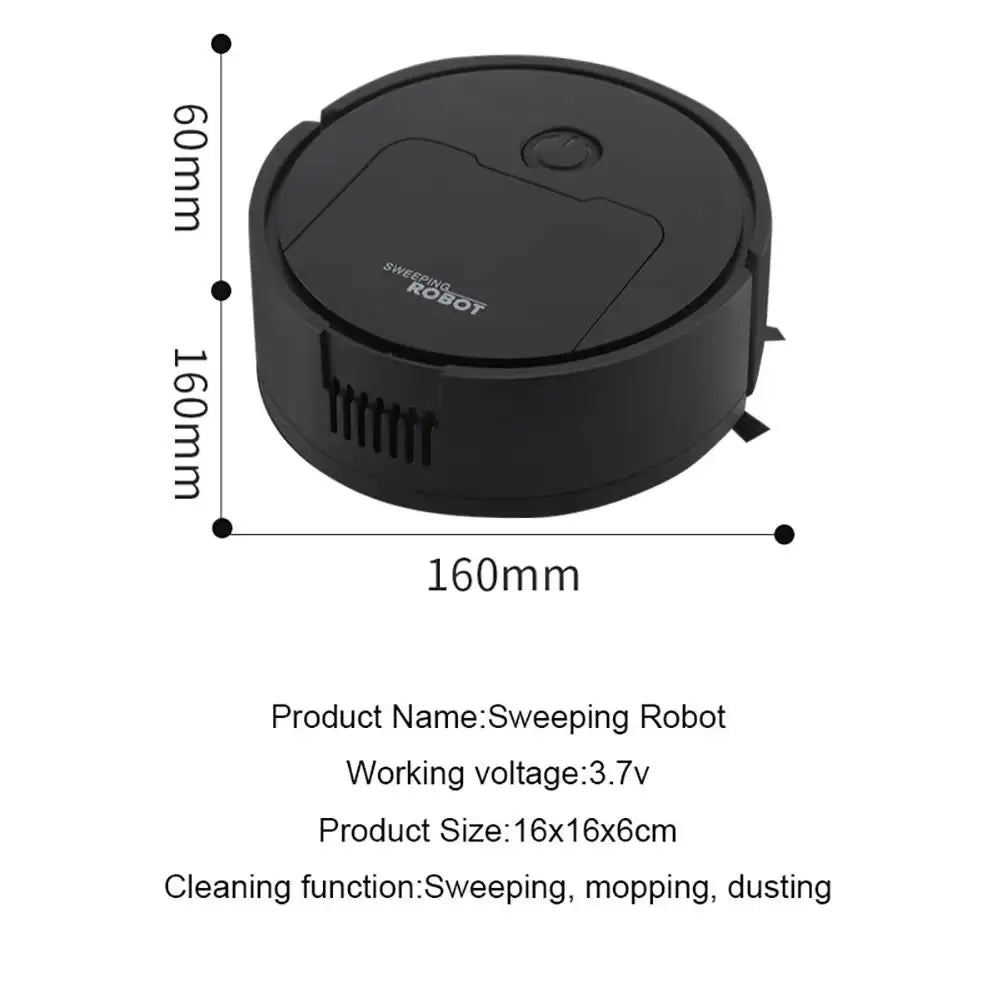 Automatic Sweeping Robot Vacuum Mop Household Lazy Intelligent Auto Boost Night Mode Thin Design Three-in-one Sweeping Machine