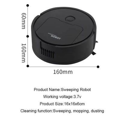 Automatic Sweeping Robot Vacuum Mop Household Lazy Intelligent Auto Boost Night Mode Thin Design Three-in-one Sweeping Machine