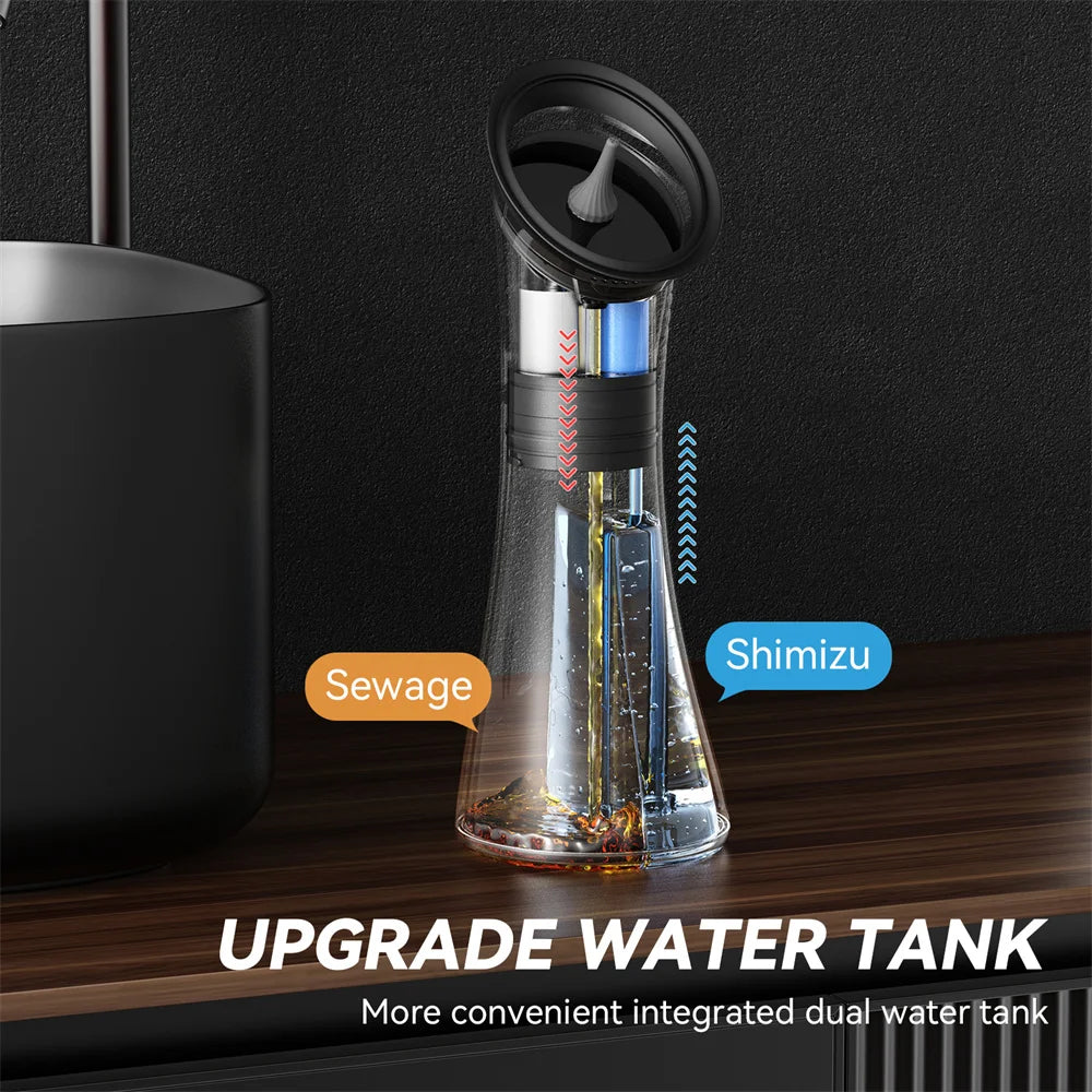 Electric Ear Wax Removal System Water Powered Ear Cleaning Tool with Irrigation Flusher 3 Pressure Settings Safe & Effective