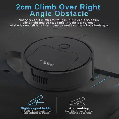 Automatic Sweeping Robot Vacuum Mop Household Lazy Intelligent Auto Boost Night Mode Thin Design Three-in-one Sweeping Machine